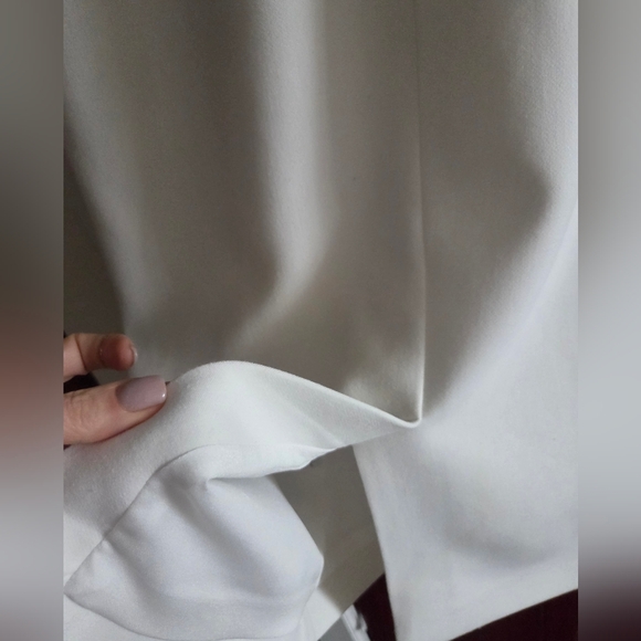 Ted Baker Astriid Seam Detail Elegant Ivory  Sleeveless Pencil Dress, Sz 3 - Picture 8 of 8